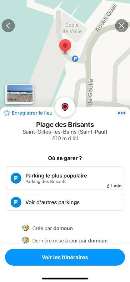 Prana Lodge Saint Gilles Les Bains 800 M De La Plage Exteriör bild